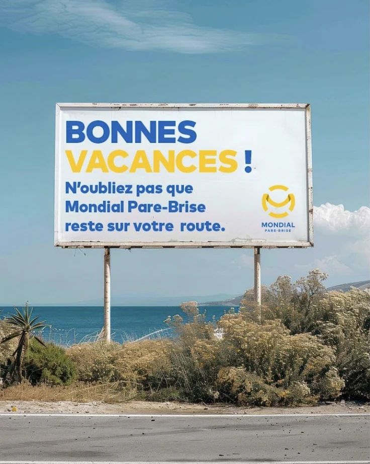 Campagne Bonnes Vacances Billboard